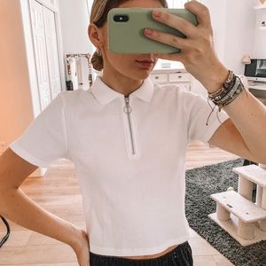 Top shop collared tee